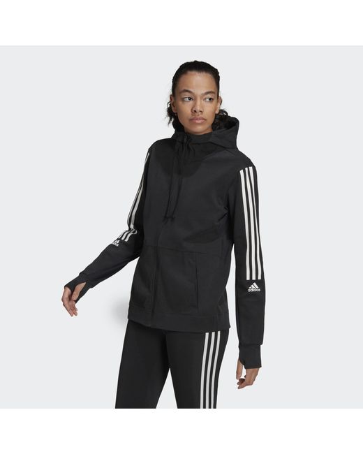 Adidas Originals Black Aeroready Made For Training Hoodie