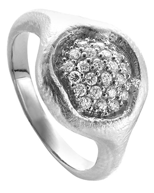 Orphelia White 925 Sterling Ring
