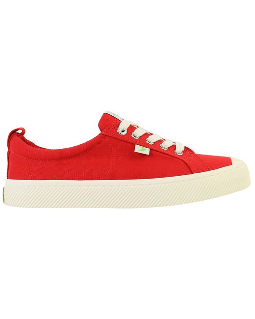 CARIUMA Red Oca Low Plimsolls
