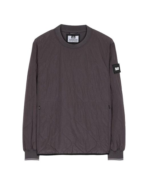 Weekend Offender Gray Phoenix Anthracite Sweater for men