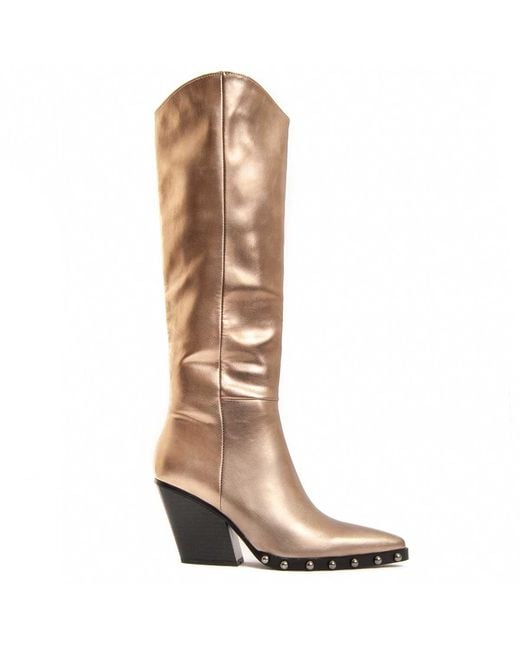 Montevita Brown Heel Boot Tejan4