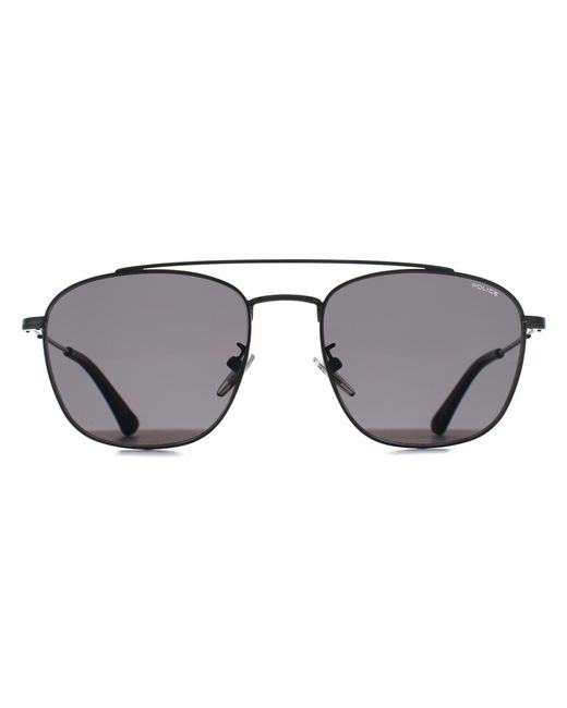 Police Gray Aviator Shiny Bakelite Smoke Spl996 Origins Lite 2 Metal for men