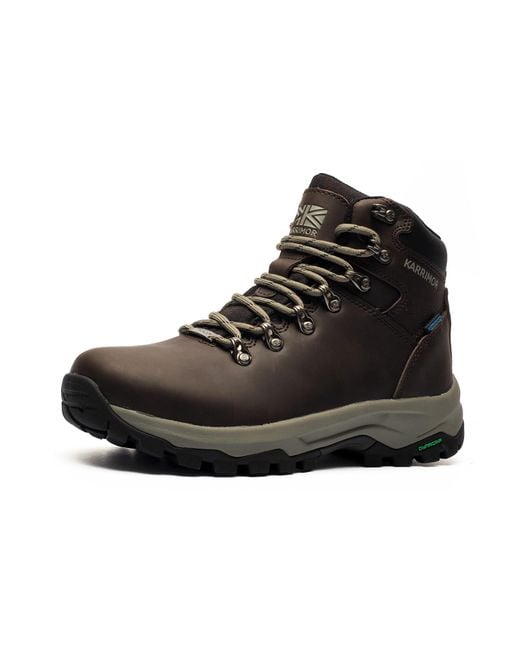Karrimor Black Premium Mendip 4 Waterproof Leather Hiking Boots