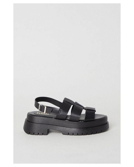 Faith black sandals deals