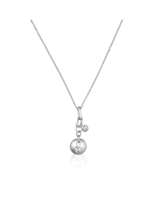 Orphelia Metallic 925 Sterling Chain With Pendant