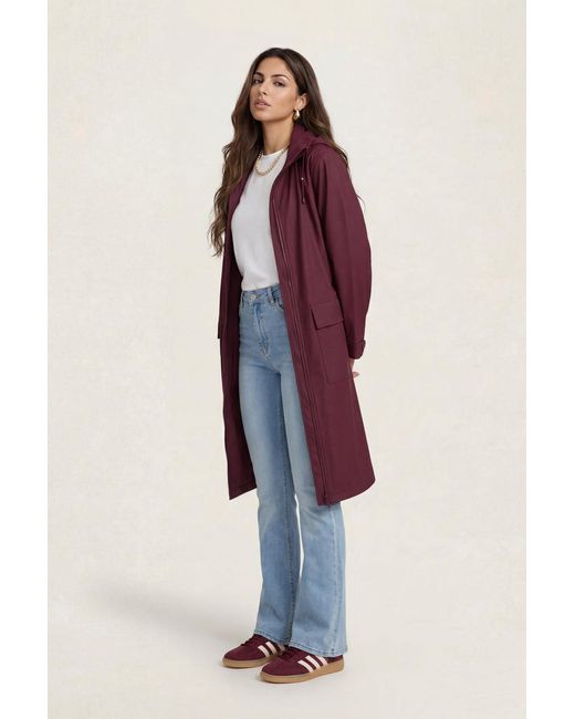 Urban Bliss Blue Rubberised Raincoat