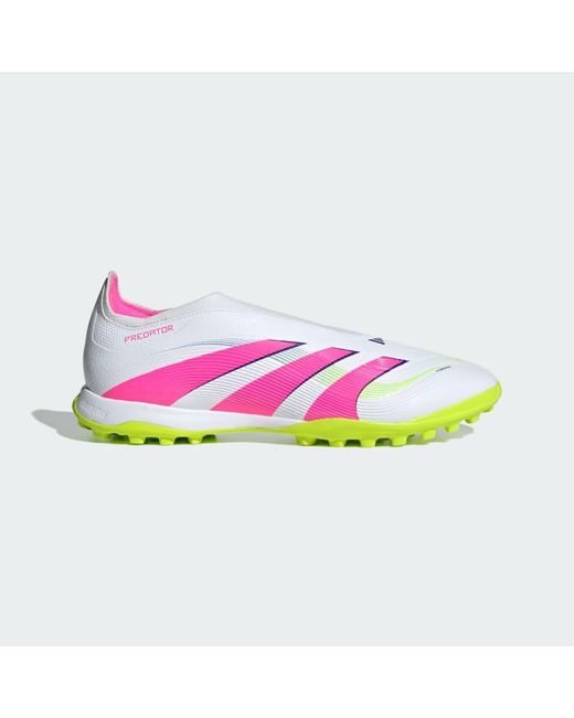 Adidas Originals Pink Predator League Laceless Turf Boots