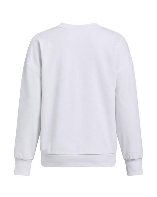 Under Armour White Summit Knit Oversize Sweater
