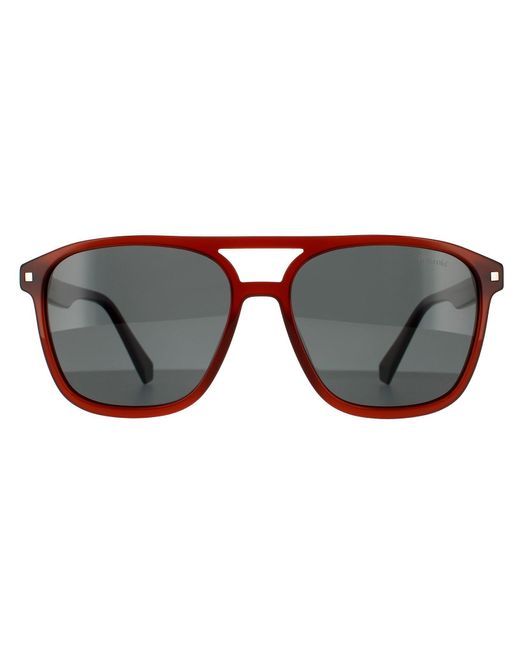 Polaroid Gray Aviator Polarized for men