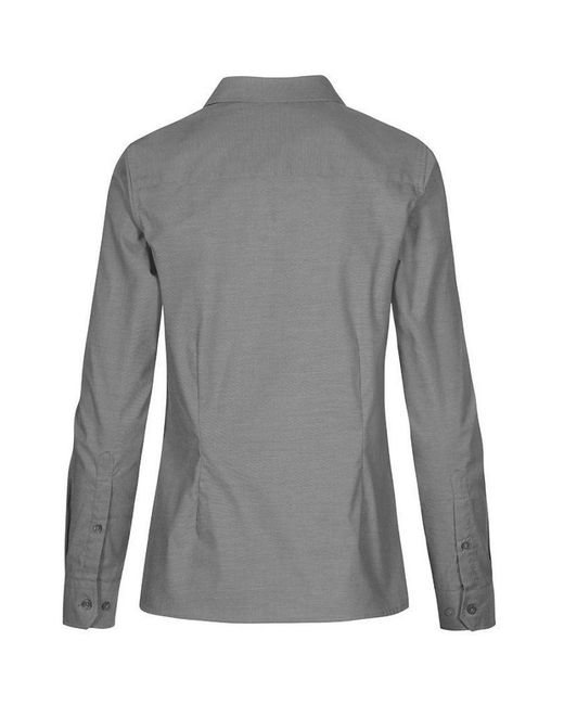 Russell Gray Collection Ladies/ Long Sleeve Easy Care Oxford Shirt