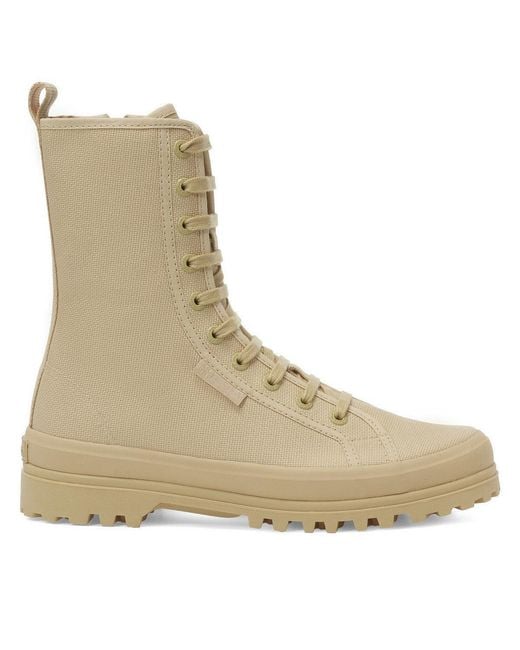 Superga Natural Ladies 2641 Alpina High Tops (Total/Almond)