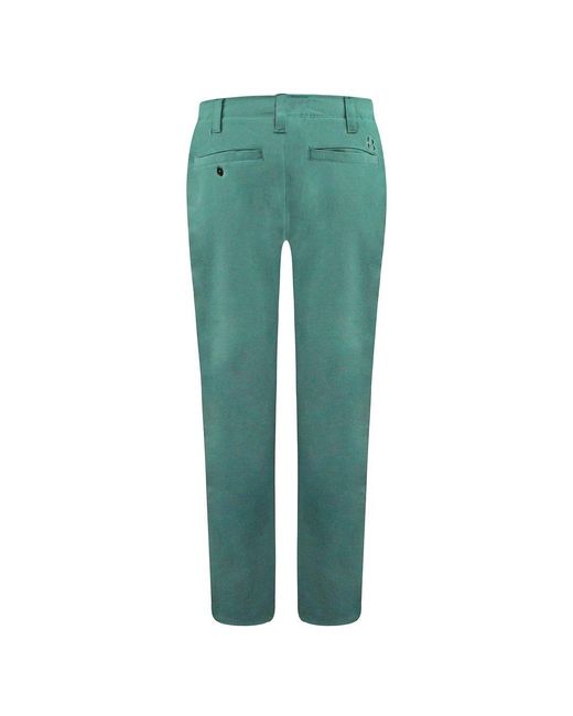 Under Armour Green Match Play Taper Trousers Nylon for men