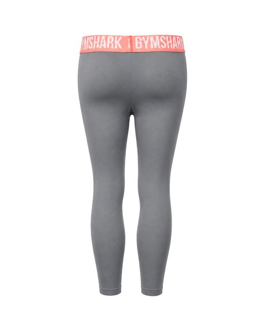 GYMSHARK Gray Fit Seamless Leggings Cotton
