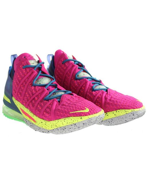 Nike Purple Lebron Xviii "Los Angeles By Night" Trainers for men