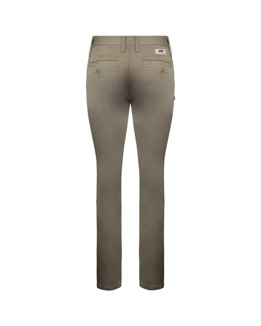 Vans Gray Off The Wall Regular Fit Trousers Cotton for men