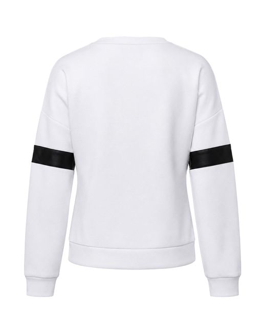 Diadora White Plain Sweater