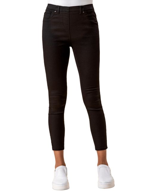 Roman Black Ultimate Denim Cropped Jegging (29 Inch)