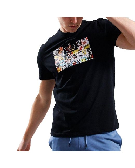 Weekend Offender Black T Shirts Badges Crew Neck Short Sleeve Cotton Summer Tee for men