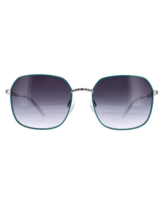 Elle Blue Square Gradient 14911 Metal