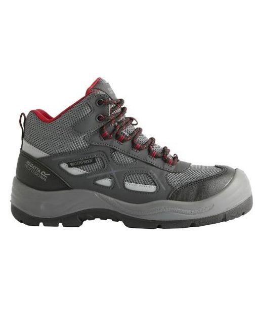 Regatta Gray Limestone Waterproof Safety Boots (Granite/ for men