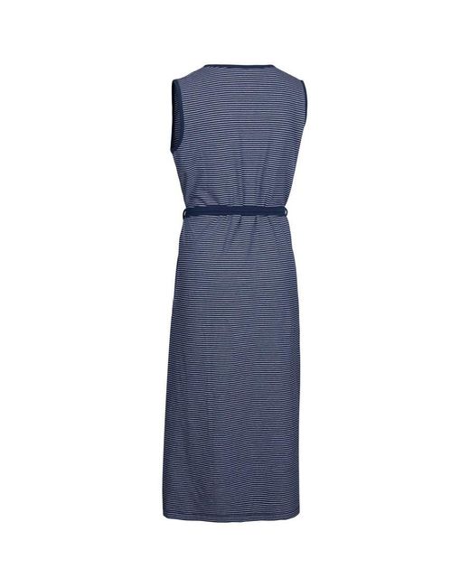 Trespass Blue Ladies Loretta Striped Casual Dress
