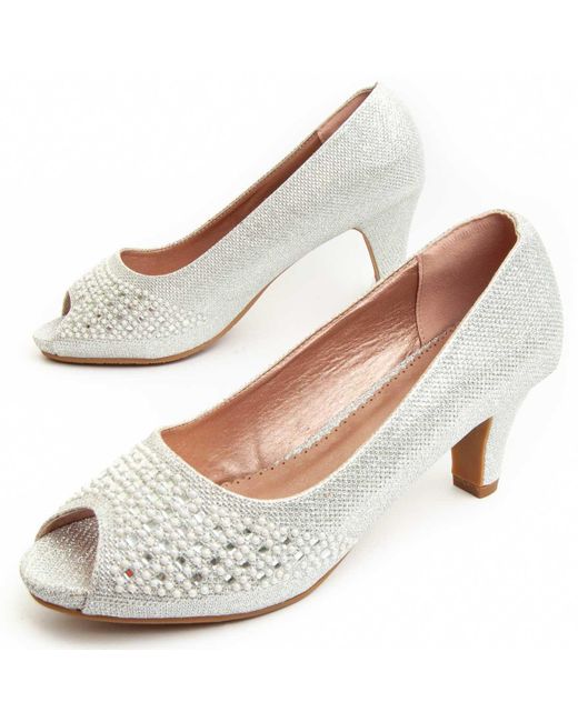 Montevita Hakschoen Unne63 In Zilver in het White