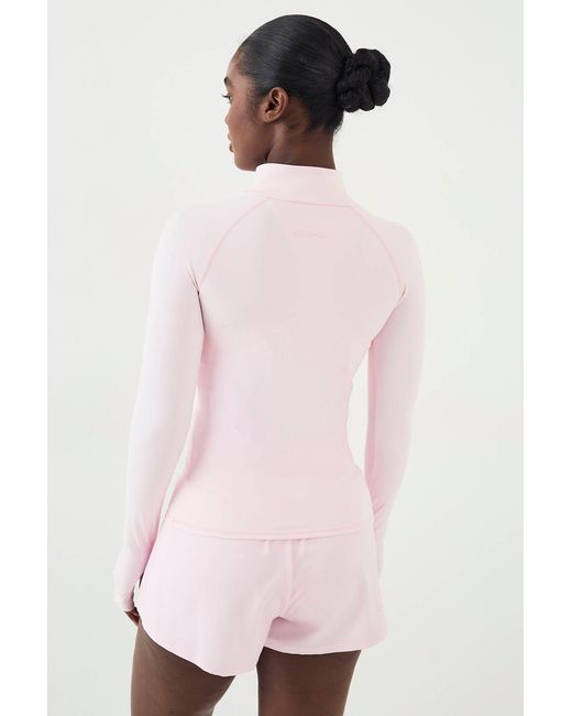 DSGN Studio Pink Sculpt Zip Through Sports Jacket