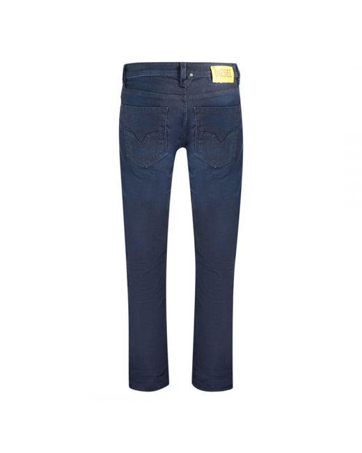 DIESEL Blue Larkee Dark Jeans Cotton for men
