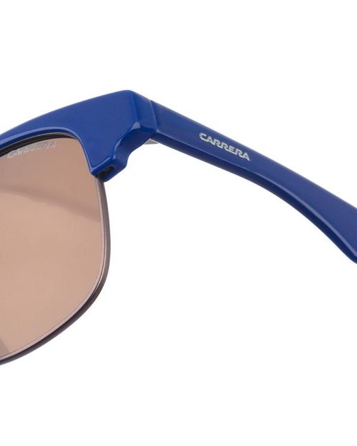 Carrera Blue Ca-6009 Oval Shape Acetate Sunglasses For