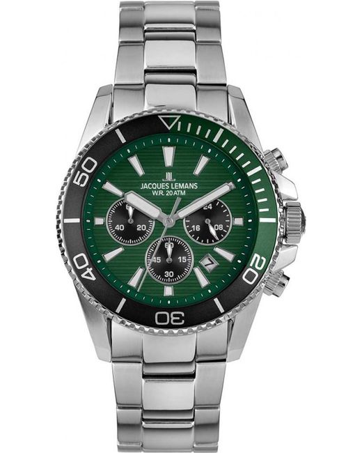 Jacques Lemans Gray 1-2206I Liverpool Diver Watch for men