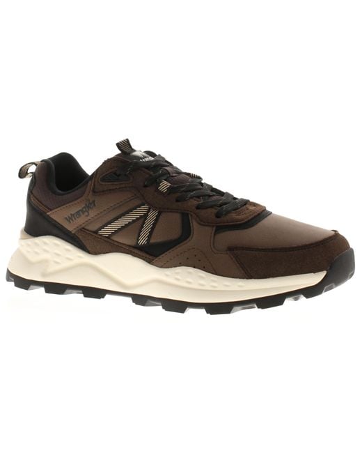 Wrangler Black Trainers West Low for men