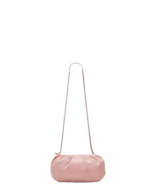 Claudia Canova Pink Single Strap Ruched Framed Shoulder