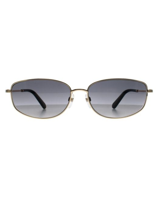 Marc Jacobs Gray Oval Gradient 772/N/S Metal