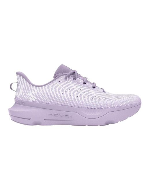 Under Armour Purple Ladies Infinite Pro Patterned Cushioned Shoes
