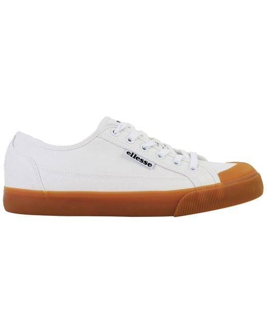Ellesse White Ento Vulc Plimsolls
