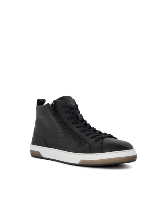 Dune Black Suiter Hi Top Trainers for men