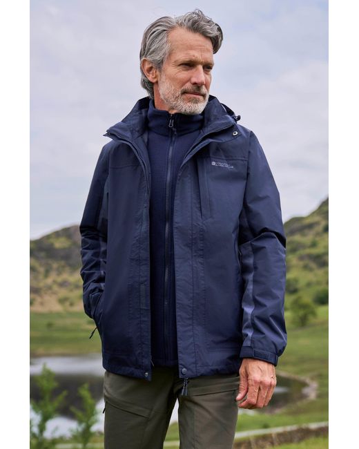 Mountain Warehouse Blue 'Thunderstorm' 3 for men