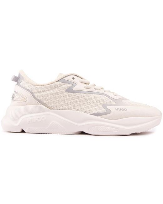 HUGO White Leon Runn Trainers