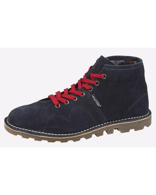 Grafters Blue Holbourne Heritage Boots for men