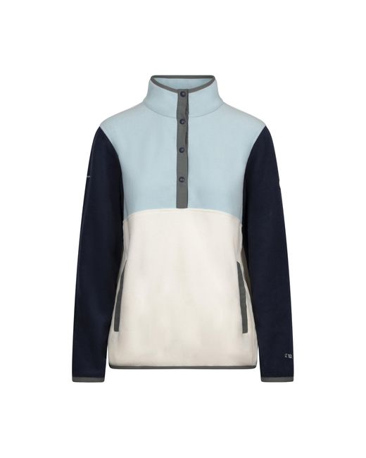Trespass Blue Ladies Garzoni At100 Fleece Top (Seafoam)
