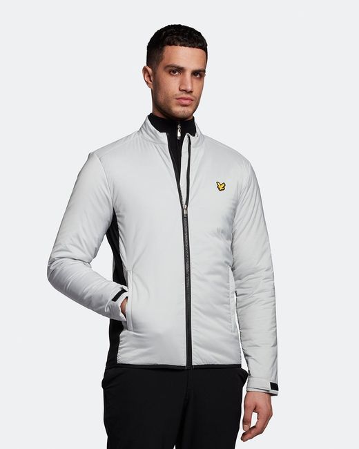Lyle & Scott Gray Golf Primaloft Jacket for men