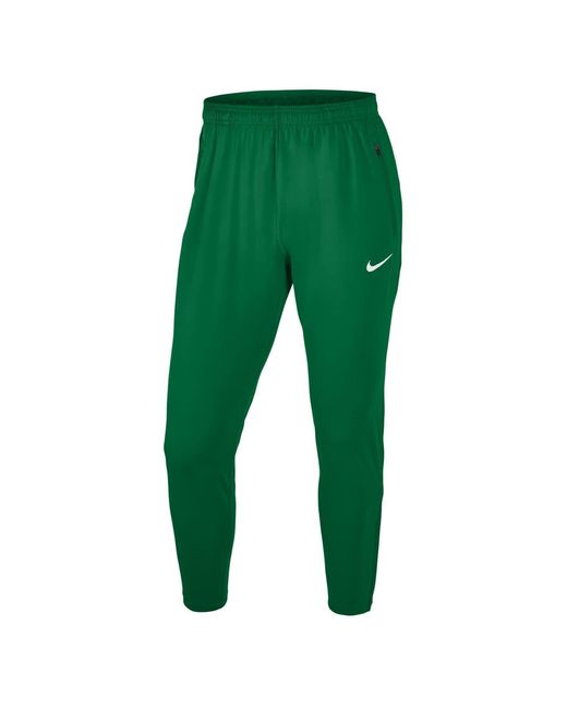 Nike Green Dry Element Solid Patterned Tapered Track Pants for men