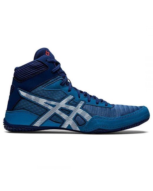 Asics Blue Matcontrol 2 Wrestling Trainers for men