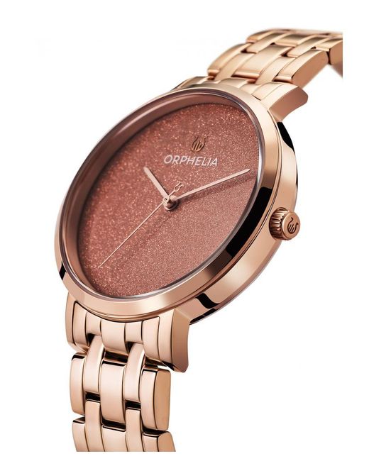 Orphelia Orange Stardust Watch Or12811 Stainless Steel