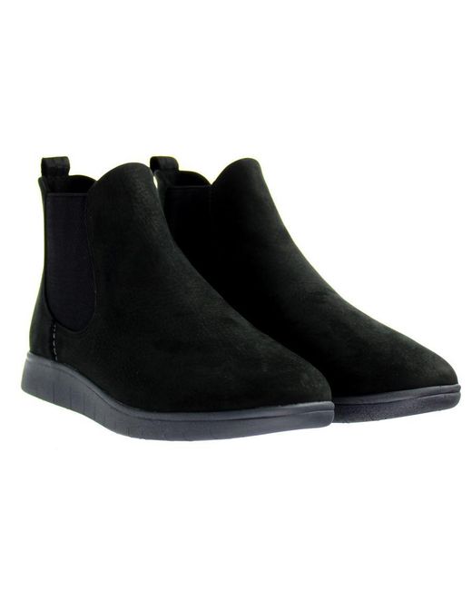 Sperry Top-Sider Black Coastal Pw Chelsea Boots Leather