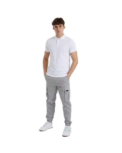 Bench White Tucin Polo Shirt for men