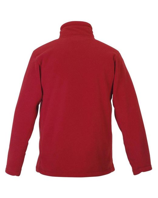 Russell Red Full Zip Outdoor Fleece Jacket (Classic) for men