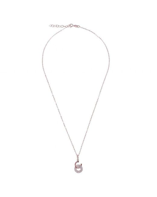 Orphelia Metallic 'Carleen' 925 Sterling Chain With Pendant