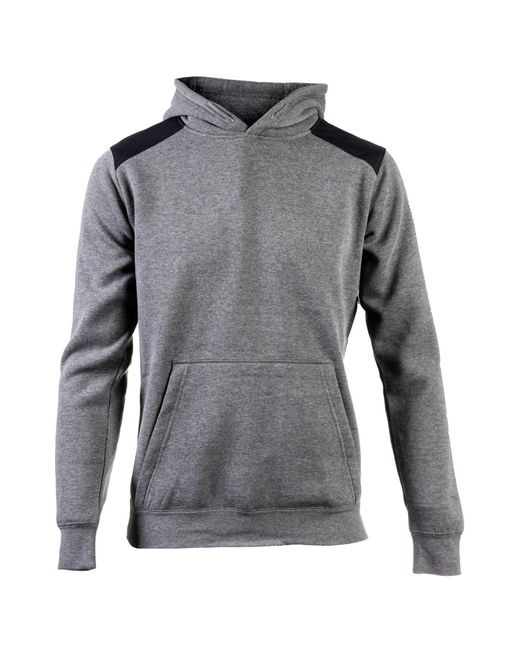 Caterpillar Gray Essentials Hooded Sweatshirt Cotton for men