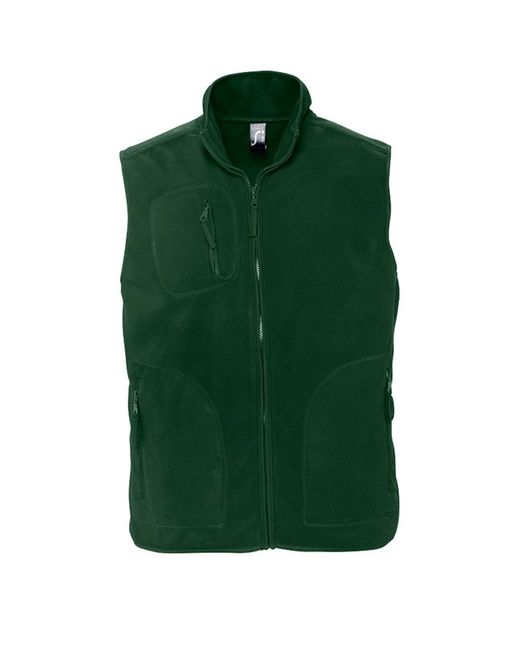 Sol's Green Norway Anti-Pill Fleece Bodywarmer Gilet (Forest) for men